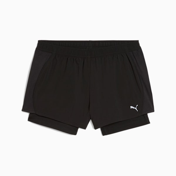 VELOCITY 2in1 Women's 3" Running Shorts, PUMA Black, extralarge-IND